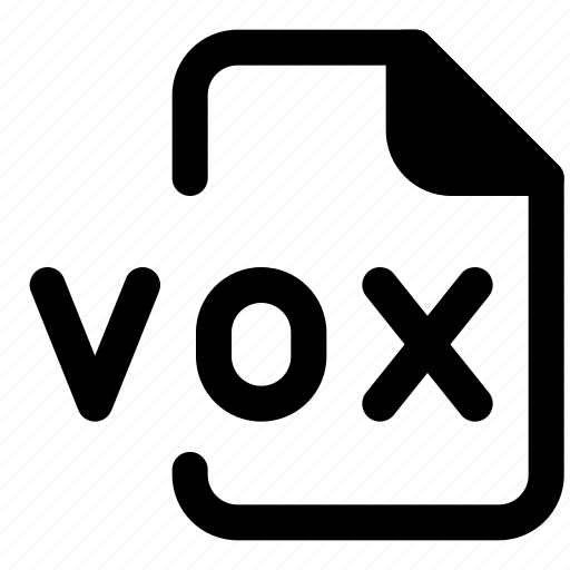 Vox, music, audio, format, sound icon - Download on Iconfinder
