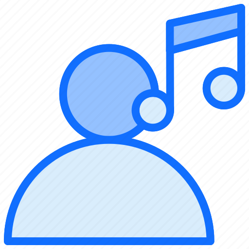Music, musical, audio, people, listen, singer, person icon - Download on Iconfinder