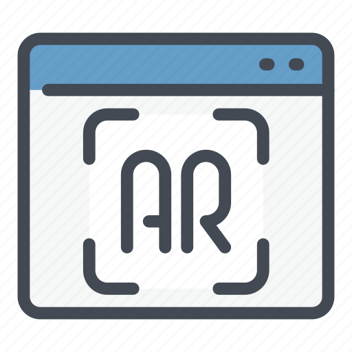 Ar, augmented reality, reality, virtual, web, website, online icon - Download on Iconfinder
