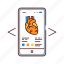 app, ar, examination, heart, medicine, smartphone 