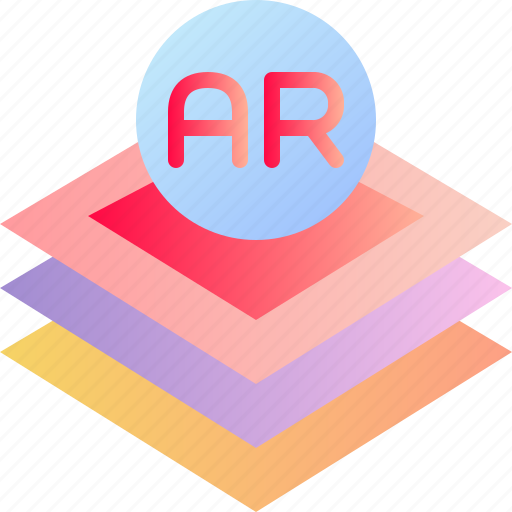 Ar, augmented reality, innovation, layers, virtual reality icon - Download on Iconfinder