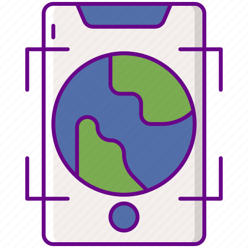 Ar, augmented, globe, world icon - Download on Iconfinder