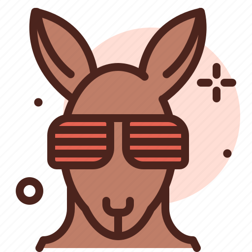 Animal, face, glass, kangaroo icon - Download on Iconfinder