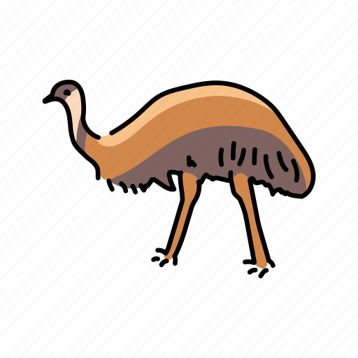Ostrich, emu, bird icon - Download on Iconfinder