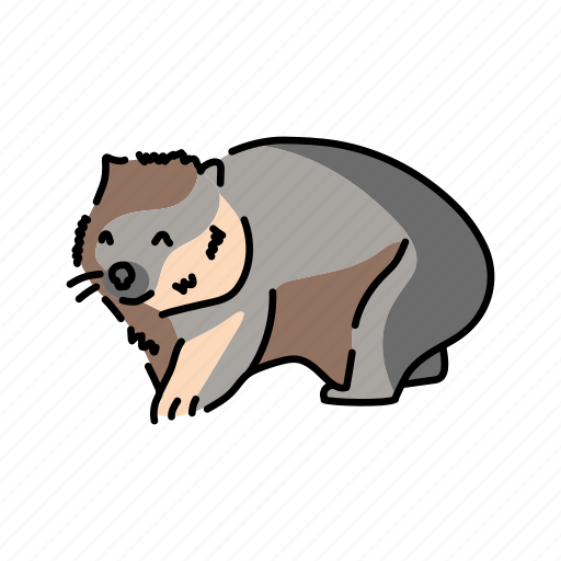 Wombat, australian icon - Download on Iconfinder