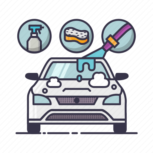 Auto, car, home, pipe, service, spa, sponge icon - Download on Iconfinder