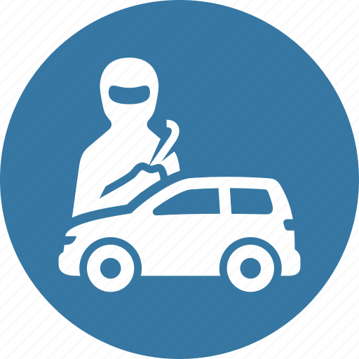 Auto insurance, car insurance, thief, vandalism icon - Download on Iconfinder