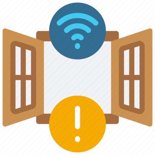 Open, window, detection, automated, smart, home, technology icon - Download on Iconfinder