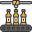 bottle, production, automated, bottles, line, assembly 