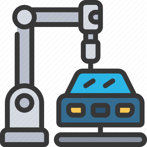 Car, production, automated, construction, build, vehicle icon - Download on Iconfinder
