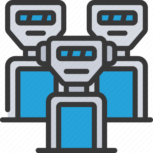 Robot, team, automated, robots, group icon - Download on Iconfinder