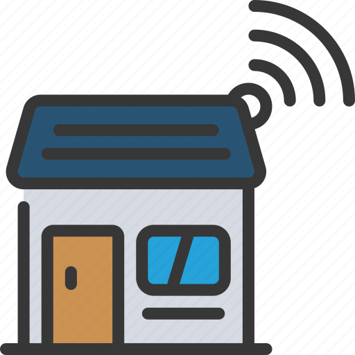Smart, home, automated, house, building, technology icon - Download on Iconfinder