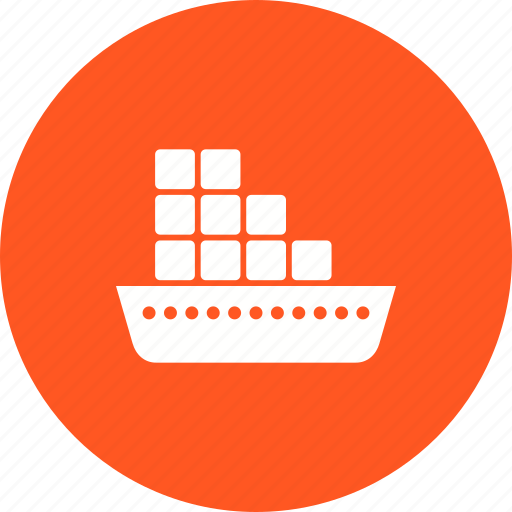Cargo, container, logistics, port, sea, ship, shipping icon - Download on Iconfinder