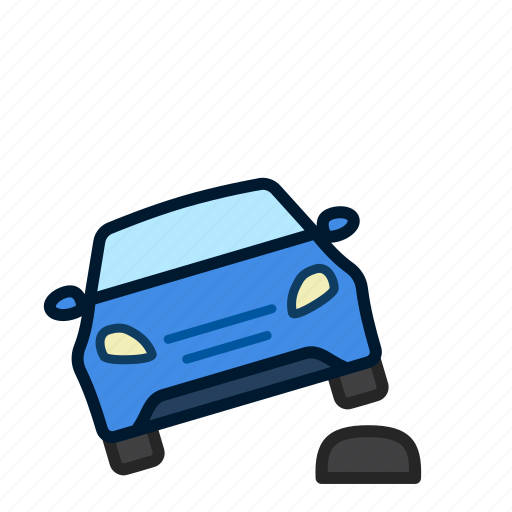 Car, bump, car bump, car crash, car wreck, road accident icon - Download on Iconfinder