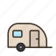 caravan, camper van, camping, trailer, van 