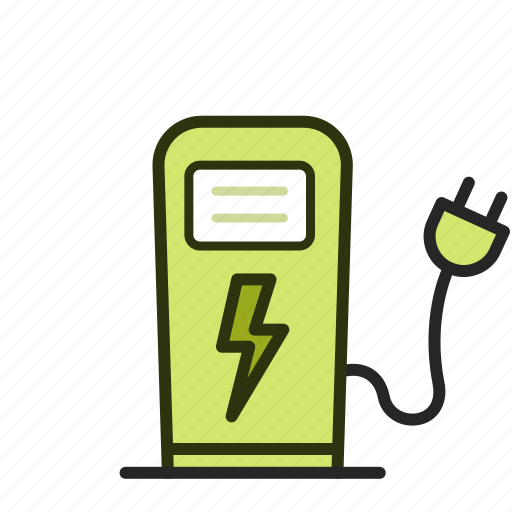 Charging, station, charging station, electric, electric car, power icon - Download on Iconfinder