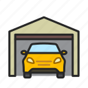 garage, car, repair, service, vehicle