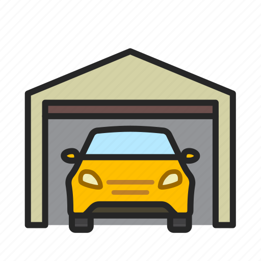 Garage, car, repair, service, vehicle icon - Download on Iconfinder