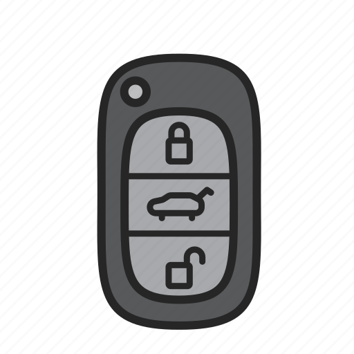 Key, car, key car, lock, vehicle icon - Download on Iconfinder