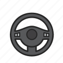steering, wheel, car, car steering, steering wheel, vehicle