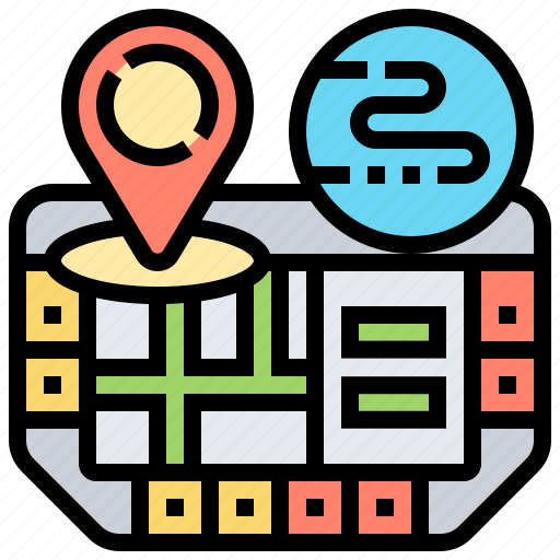 Gps, map, navigation, route, travel icon - Download on Iconfinder