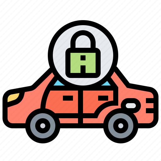 Car, key, locking, padlock, security icon - Download on Iconfinder
