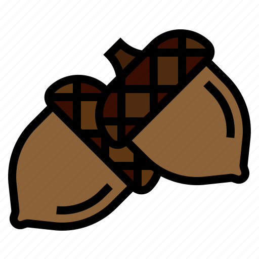 Acorn, autumn, chestnut, fall, oak, seed icon - Download on Iconfinder
