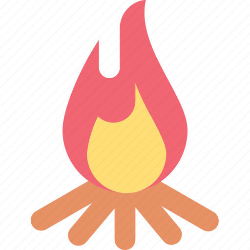 Camp, fire, flame, hot icon - Download on Iconfinder