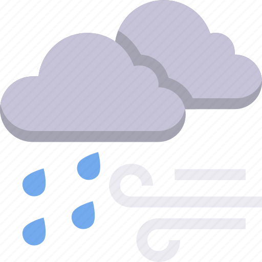 Cloud, cloudy, forecast, raining, weather icon - Download on Iconfinder
