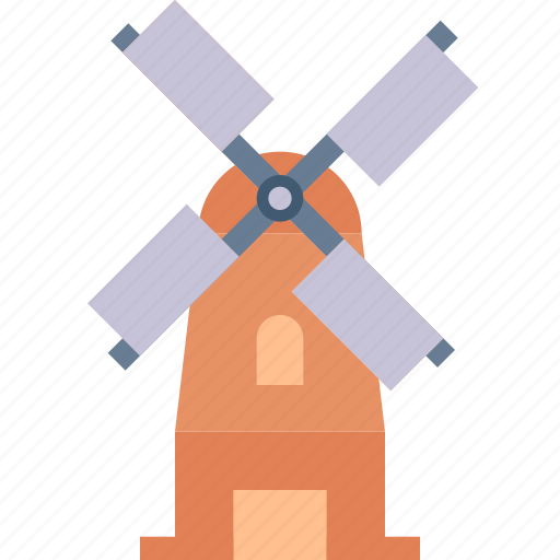Architecture, building, construction, farming, mill, windmill icon - Download on Iconfinder