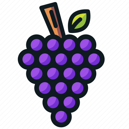 Food, fruit, grapes, vegetable icon - Download on Iconfinder