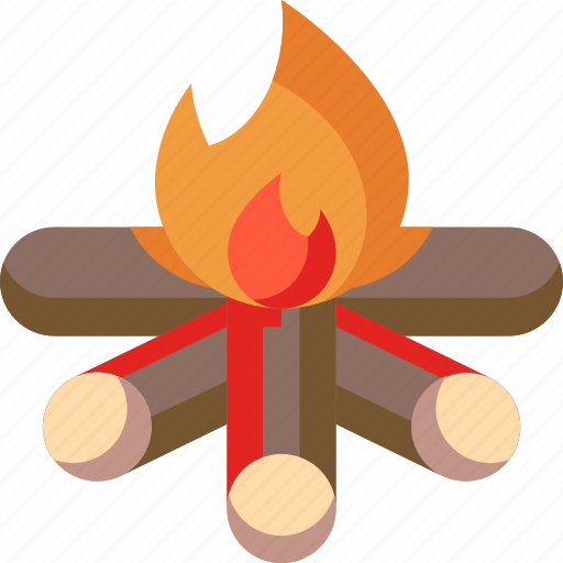 Bonfire, campfire, camping, fire, firewood icon - Download on Iconfinder