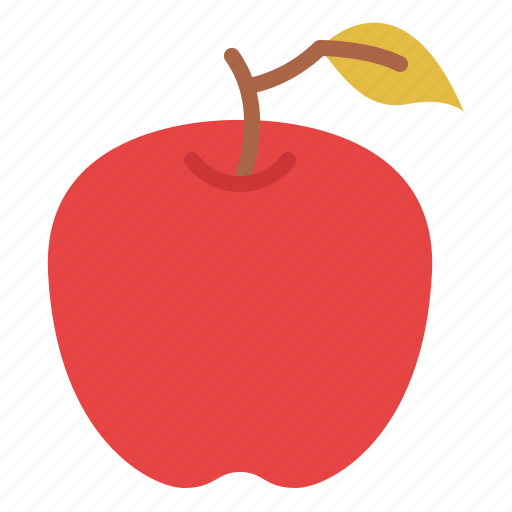 Apple, food, fruit, leaf icon - Download on Iconfinder