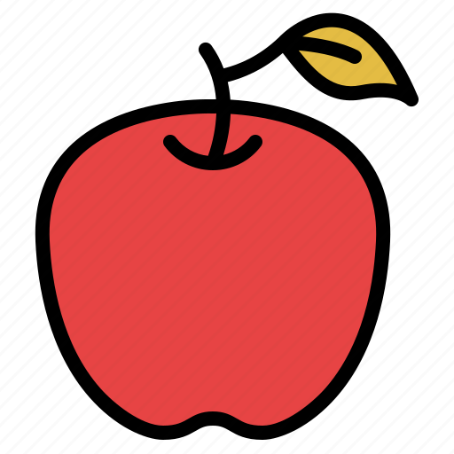 Apple, food, fruit, leaf icon - Download on Iconfinder