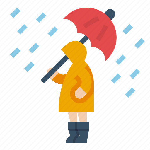 Rain, raincoat, autumnal, weather, rainy, clothing, autumn icon - Download on Iconfinder