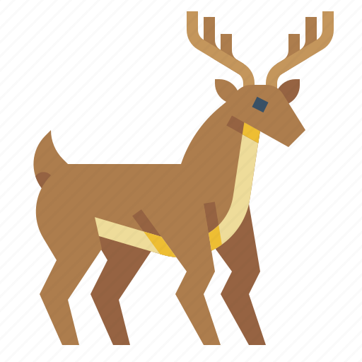 Deer, christmas, animalanimal, reindeer, mammal, winter icon - Download on Iconfinder