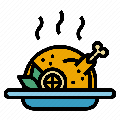 Leg, turkey, restaurant, food, chicken, roast icon - Download on Iconfinder