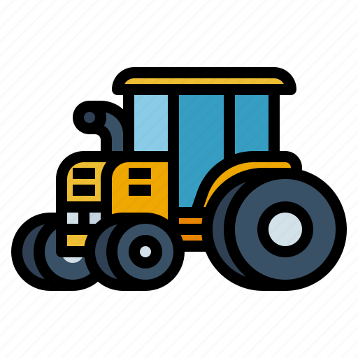 Transportation, farm, transport, gardening, farming, tractor, vehicle icon - Download on Iconfinder