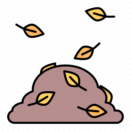 Autumn, fall, leaves, pile icon - Download on Iconfinder