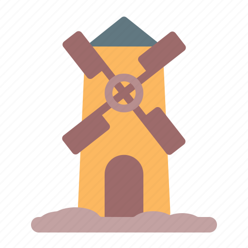 Barn, windmill, mill, autumn icon - Download on Iconfinder