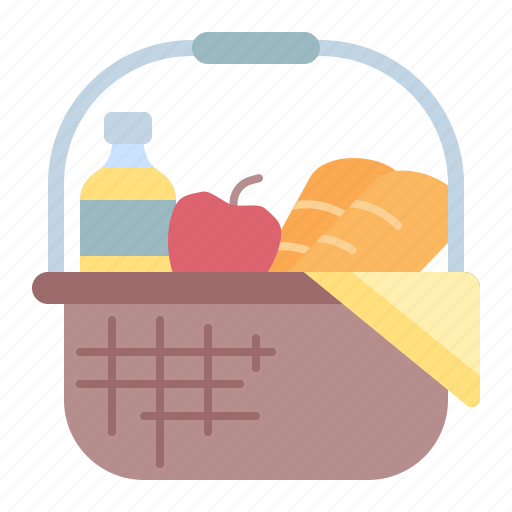 Food, picnic, basket, autumn icon - Download on Iconfinder