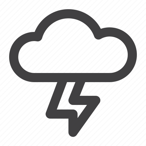 Weather, cloud, forecast, thundercloud icon - Download on Iconfinder