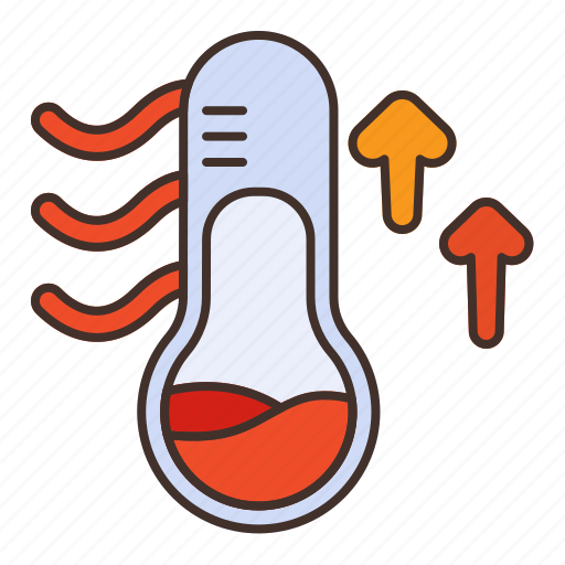 Control, indicator, monitoring, temperature, thermometer, weather, up icon - Download on Iconfinder