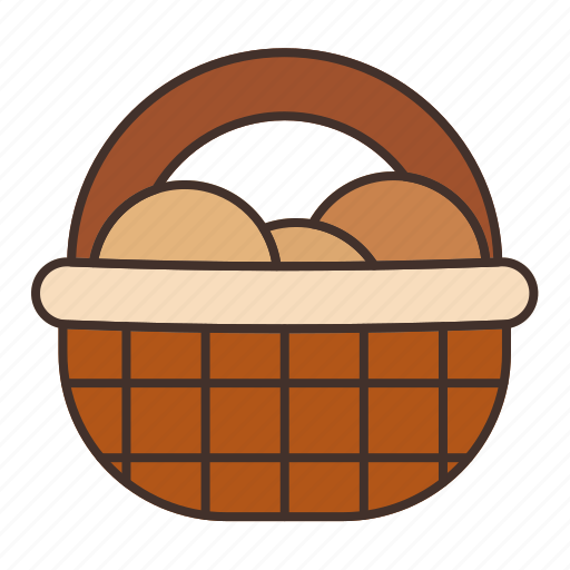 Fruit, basket, autumn, orange, food icon - Download on Iconfinder