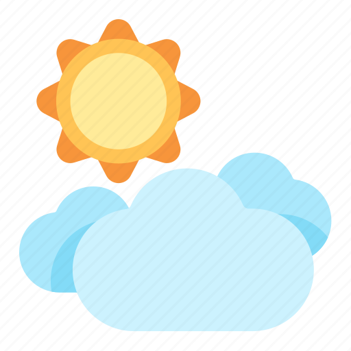 Cloud, clouds, cloudy, forecast, sun, sunny, weather icon - Download on Iconfinder