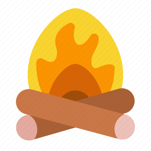 Bonfire, campfire, fire, firewood, flame, summer, autumn icon - Download on Iconfinder