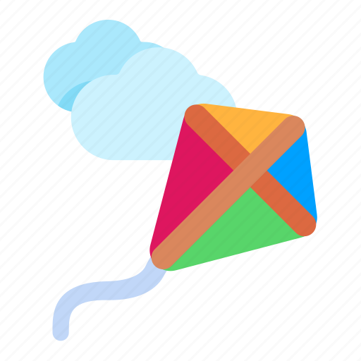 Activity, cloud, fly, kite, autumn, wind icon - Download on Iconfinder