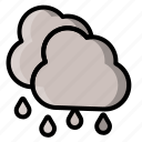 rain, cloud, storm, storage, forecast, server, sun, umbrella, cloudy, network