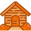 hut, wooden, cabin, cottage, house, autumn, shelter 