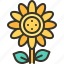 flower, sunflower, botanical, petals, nature 